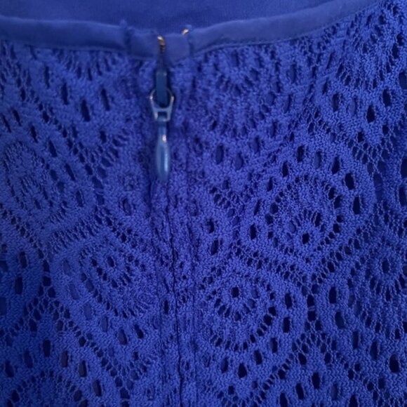 Lilly Pulitzer Avalon Maxi Dress, Size XL, Blue, zipper back, adjustable straps - Picture 3 of 6